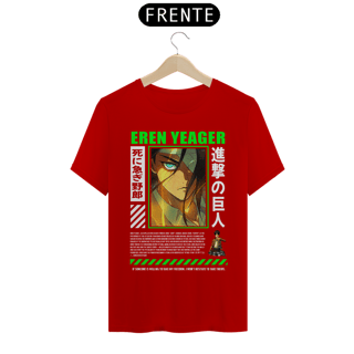 Nome do produto Camiseta - Eren Yeager