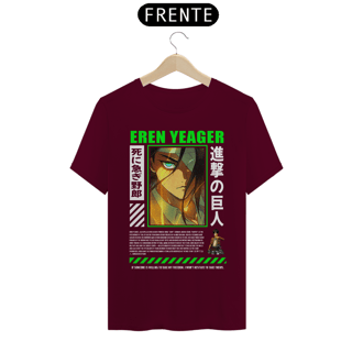 Nome do produto Camiseta - Eren Yeager