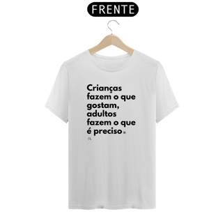 Camiseta Criativa Frases Motivacionais