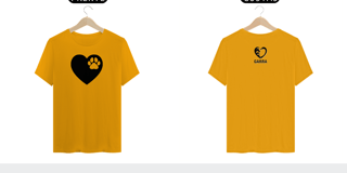 Nome do produto T-shirt Classic Coração - Valor promocional