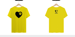 Nome do produto T-shirt Classic Coração - Valor promocional