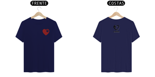 Nome do produto T-shirt Classic Coração - Valor promocional