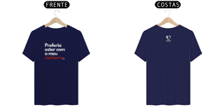 Nome do produto T-shirt Classic Frases - Valor promocional