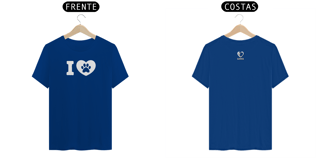 Nome do produto T-shirt Classic I LOVE DOGS - Valor promocional