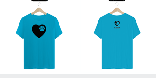 Nome do produto T-shirt Classic Coração - Valor promocional