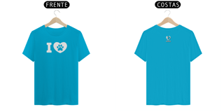 Nome do produto T-shirt Classic I LOVE DOGS - Valor promocional