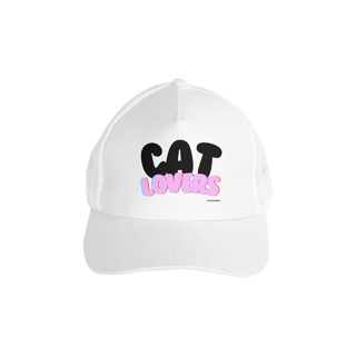 Nome do produto Boné Prime com tela - Cat Lovers