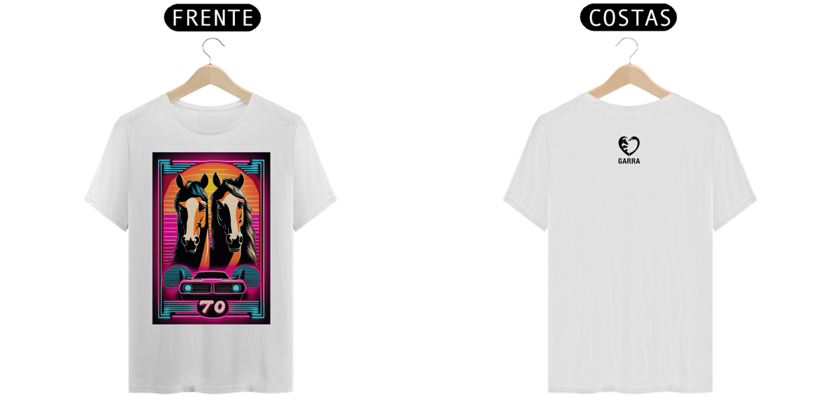 Nome do produto: T-Shirt Prime - Linha Retrô 70`s
