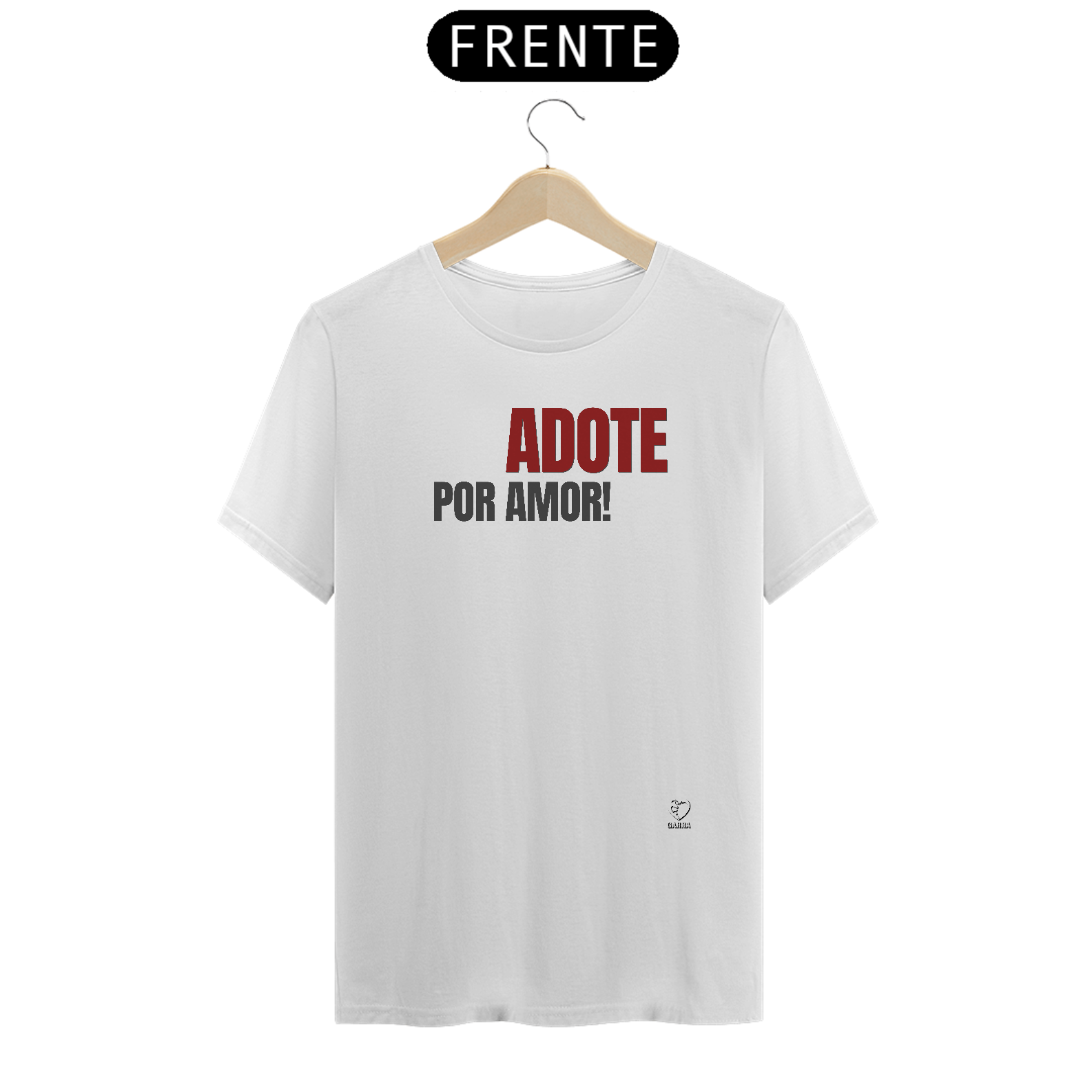 T-Shirt Prime - ADOTE POR AMOR!