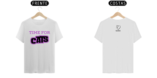 Nome do produto T-Shirt Prime - Time for Cats