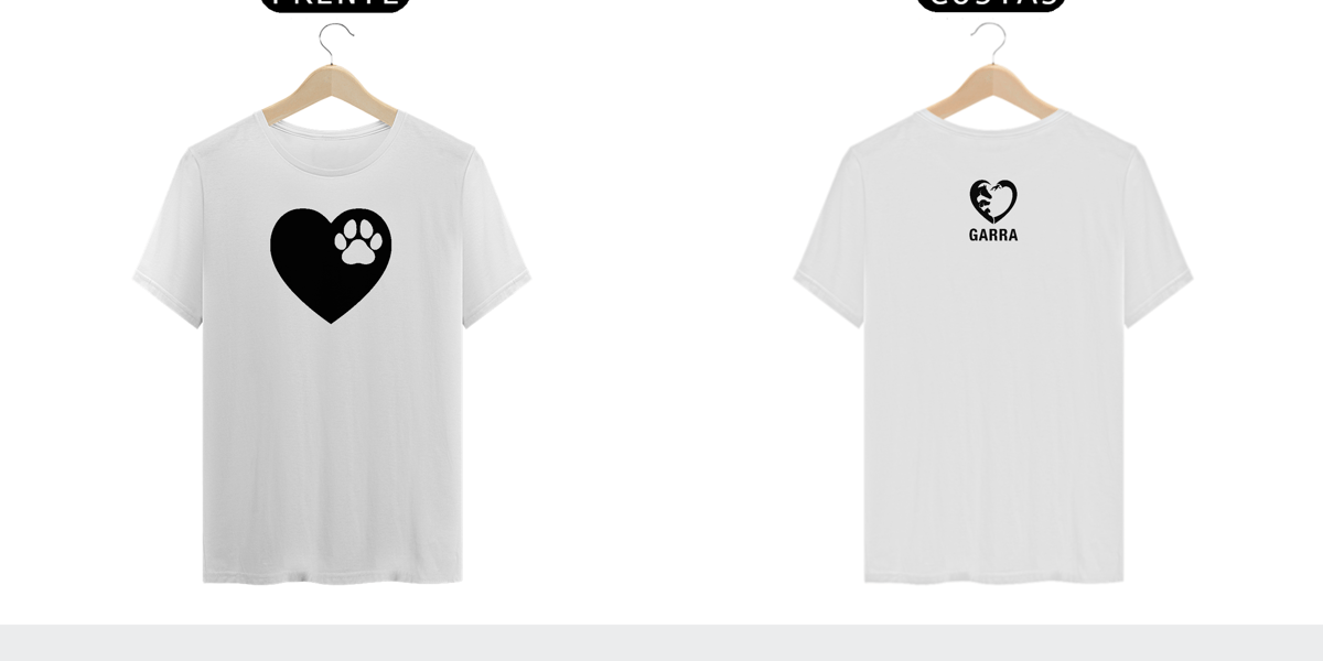 Nome do produto: T-shirt Classic Coração - Valor promocional