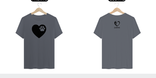 Nome do produto T-shirt Classic Coração - Valor promocional