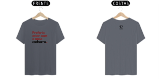 Nome do produto T-shirt Classic Frases - Valor promocional