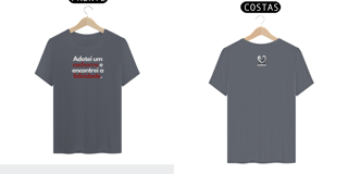 Nome do produto T-shirt Classic Frases - Valor promocional