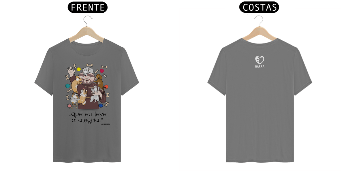 Nome do produto: Camisa Estonada São Francisco de Assis