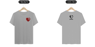 Nome do produto T-shirt Classic Coração - Valor promocional