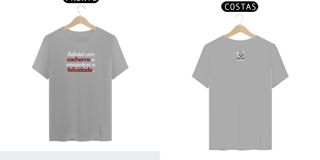 Nome do produto T-shirt Classic Frases - Valor promocional