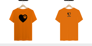 Nome do produto T-shirt Classic Coração - Valor promocional