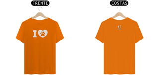 Nome do produto T-shirt Classic I LOVE DOGS - Valor promocional