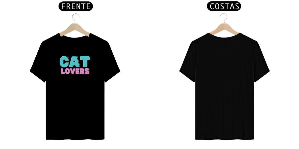 Nome do produto: T-Shirt Prime - CAT LOVERS