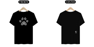 Nome do produto T-shirt Classic Patinha de doguinho - Valor promocional