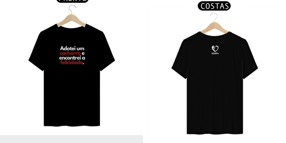 T-shirt Classic Frases - Valor promocional