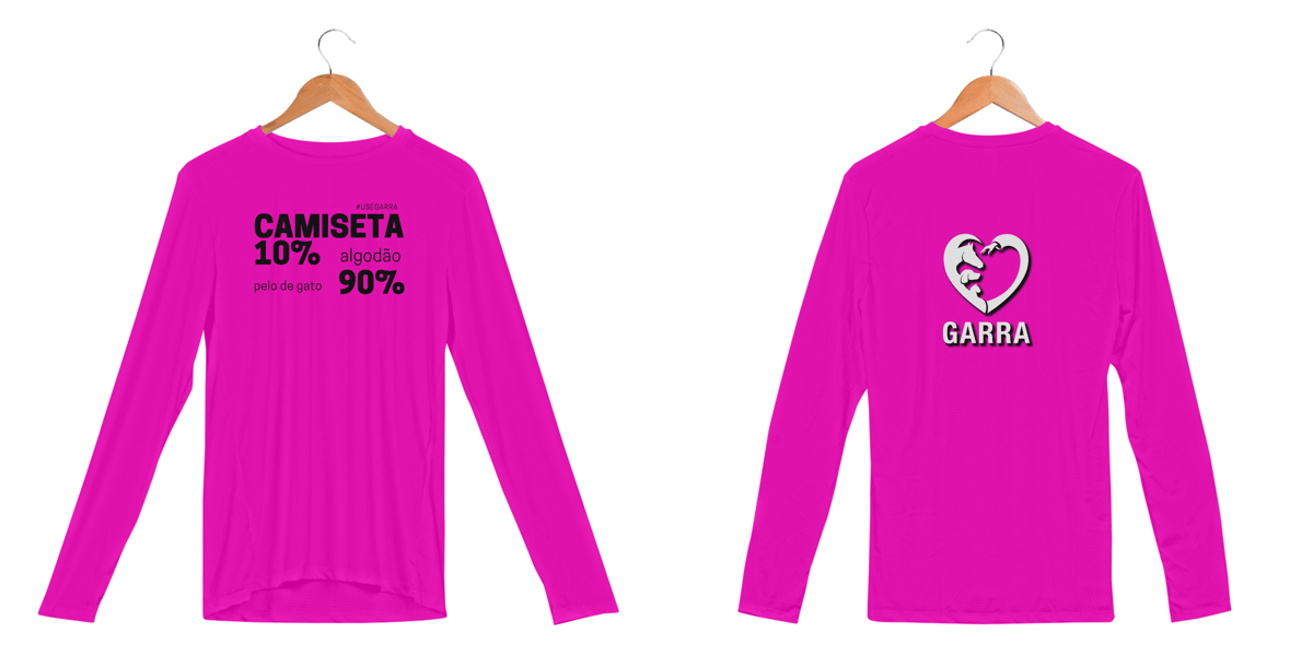 Nome do produto: Camisa Manga Longa Sport Dry UV - Gatíneos