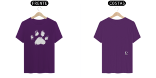 Nome do produto T-shirt Classic Patinha de doguinho - Valor promocional