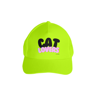 Nome do produto Boné Prime com tela - Cat Lovers