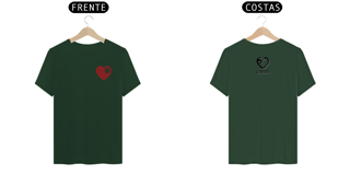 Nome do produto T-shirt Classic Coração - Valor promocional