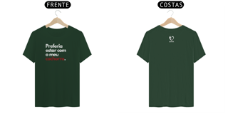 Nome do produto T-shirt Classic Frases - Valor promocional