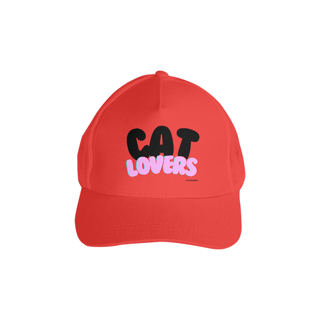 Nome do produto Boné Prime com tela - Cat Lovers