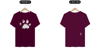 Nome do produto T-shirt Classic Patinha de doguinho - Valor promocional