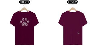Nome do produto T-shirt Classic Patinha de doguinho - Valor promocional
