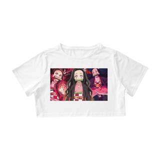 Nome do produto Camisa Cropped-Nezuko