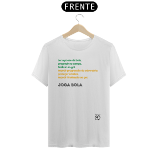 Camisa princípios do jogo