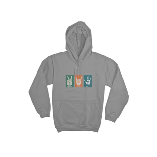 Nome do produto Moletom Peace, Love and Art!