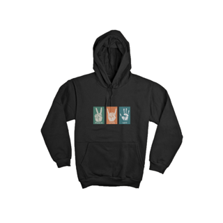 Nome do produto Moletom Peace, Love and Art!