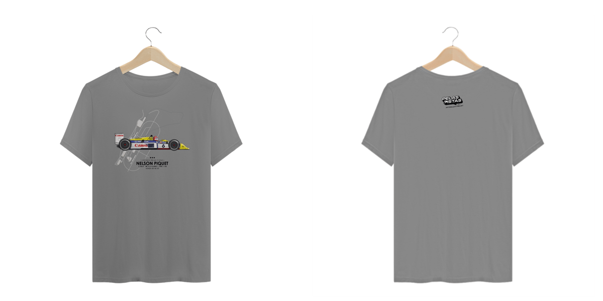 Nome do produto: Legends Pelas Pistas - Nelson Piquet (Edição Limitada) Plus Size Clara