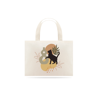 Nome do produto Ecobag Gato terracota