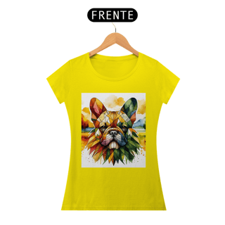 Nome do produto Camiseta baby long Bulldog Francês - Arte singular