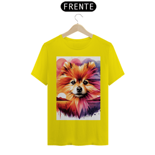 Nome do produto Camiseta masculina lulu da pomerânia - Coleção Aquarela