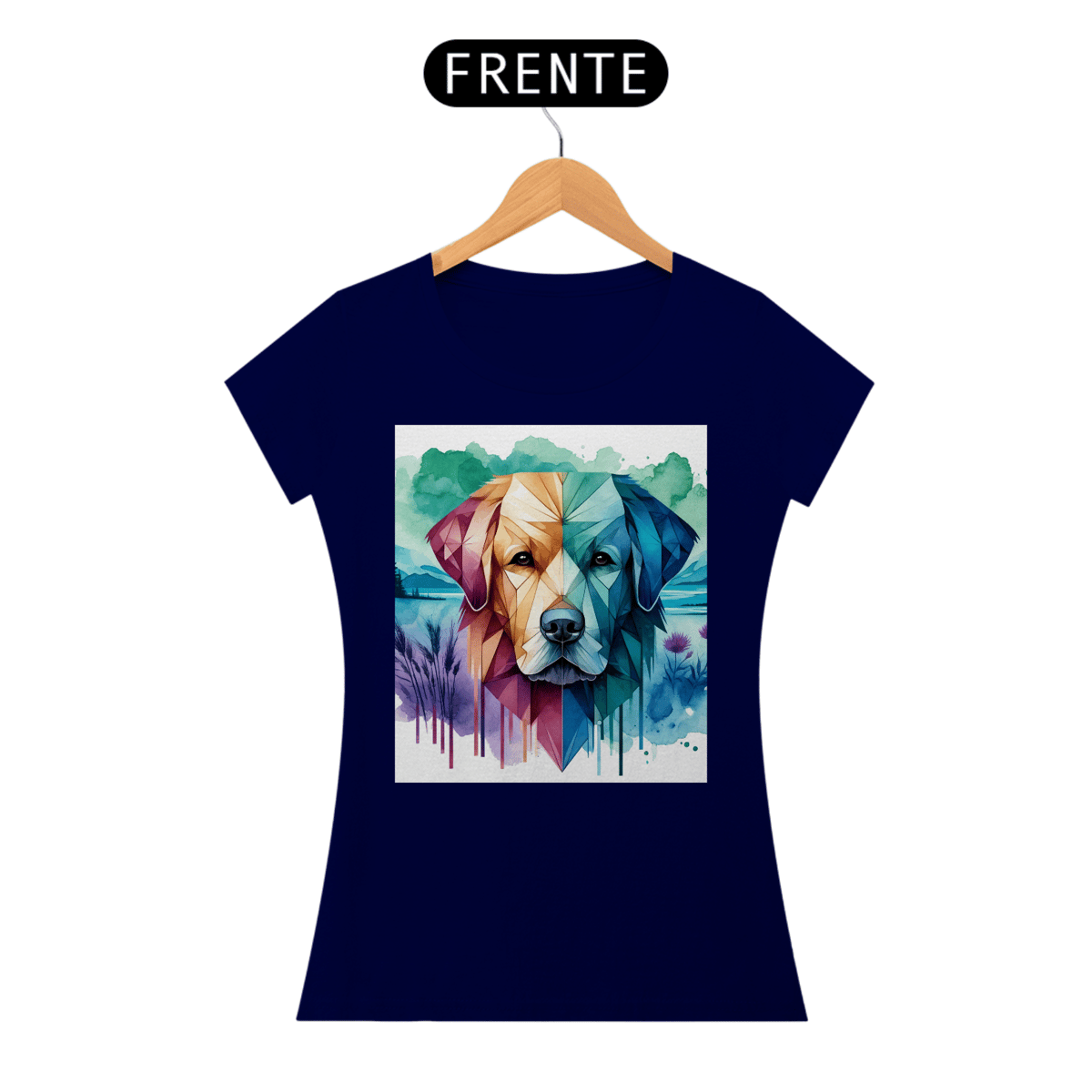 Nome do produto: Camiseta baby long Labrador Retriever - Arte Singular
