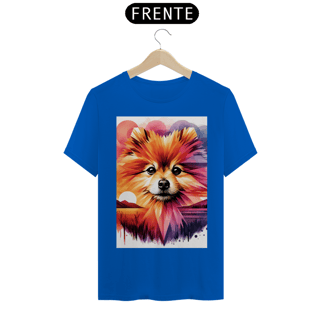 Nome do produto Camiseta masculina lulu da pomerânia - Coleção Aquarela