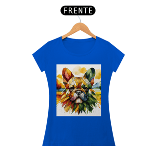 Nome do produto Camiseta baby long Bulldog Francês - Arte singular