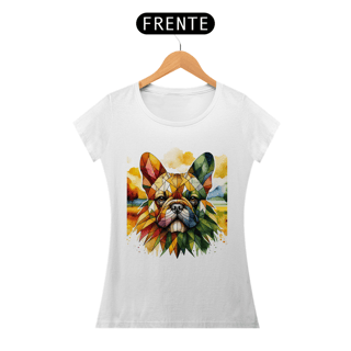 Nome do produto Camiseta baby long Bulldog Francês - Arte singular