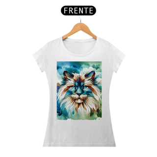 Nome do produto Camiseta Feminina Himalaio Aquarela
