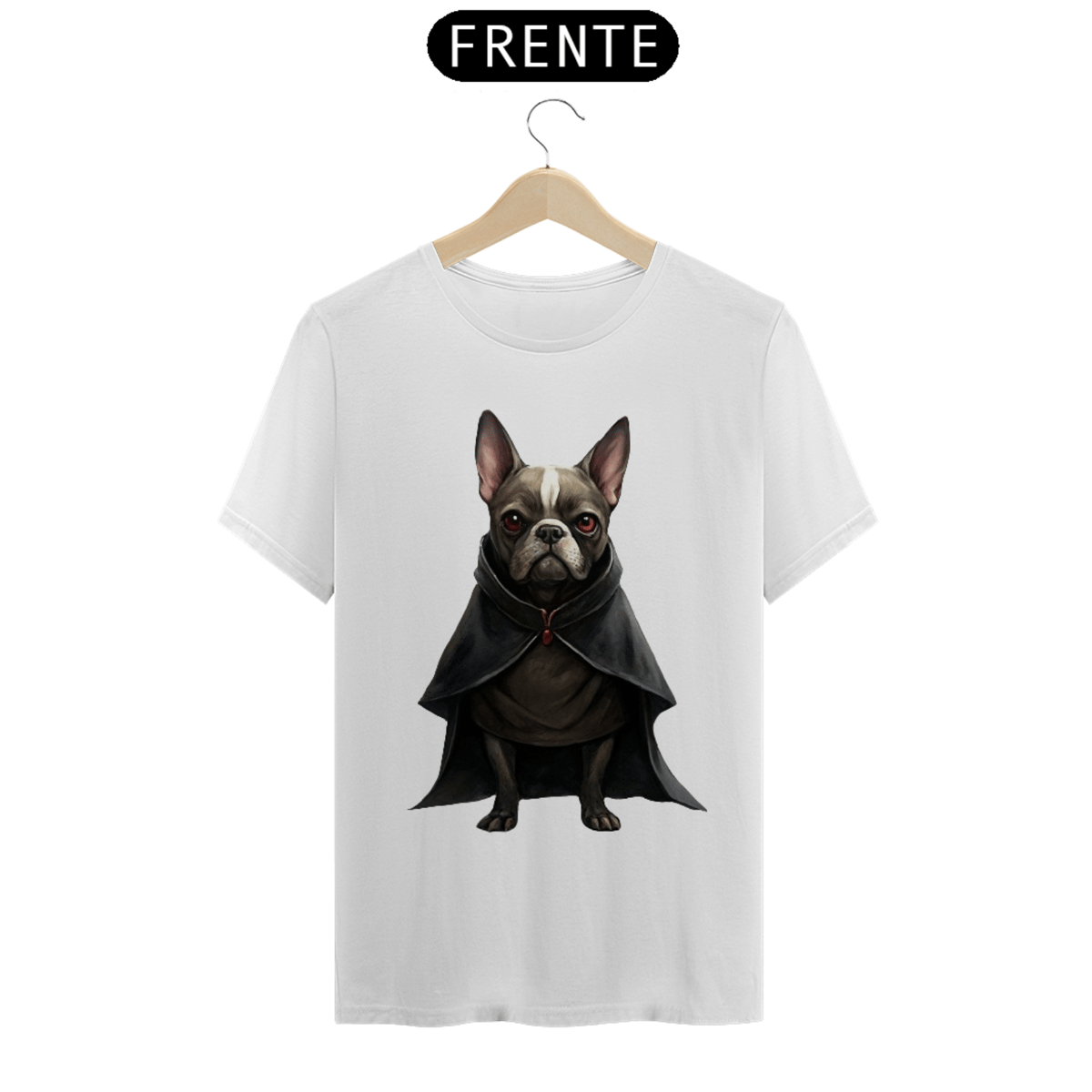 Nome do produto: Camiseta Bulldog Francês Gótico