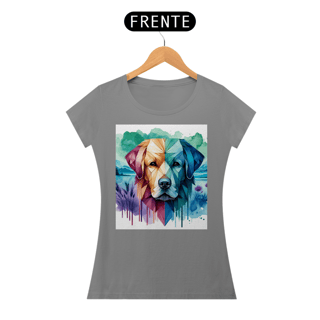 Nome do produto Camiseta baby long Labrador Retriever - Arte Singular