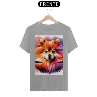 Nome do produto Camiseta masculina lulu da pomerânia - Coleção Aquarela